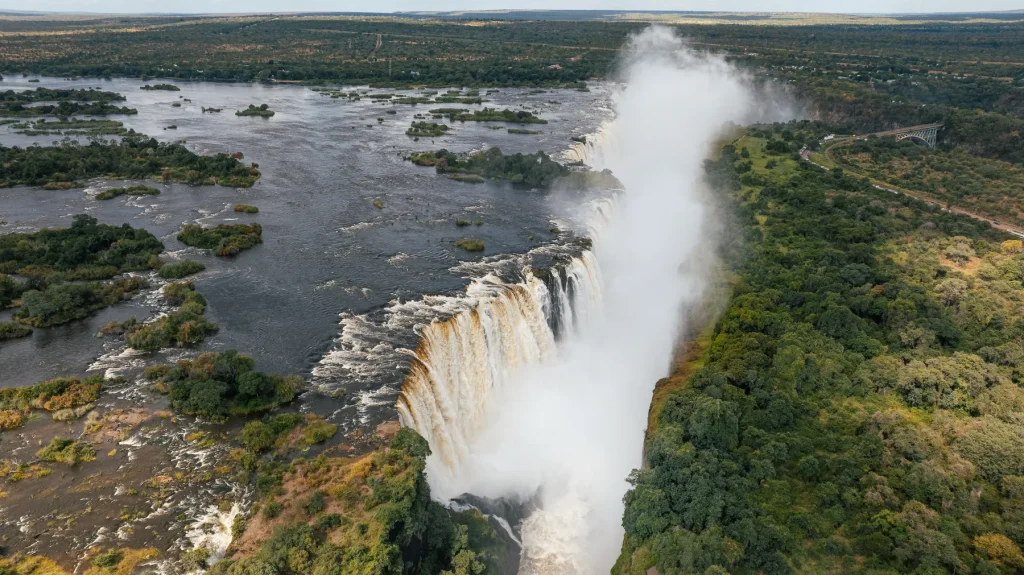 Victoria Falls on the Zambezi River, Zambia