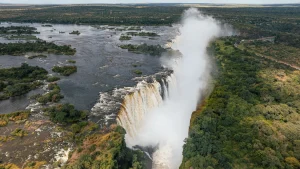 Victoria Falls on the Zambezi River, Zambia